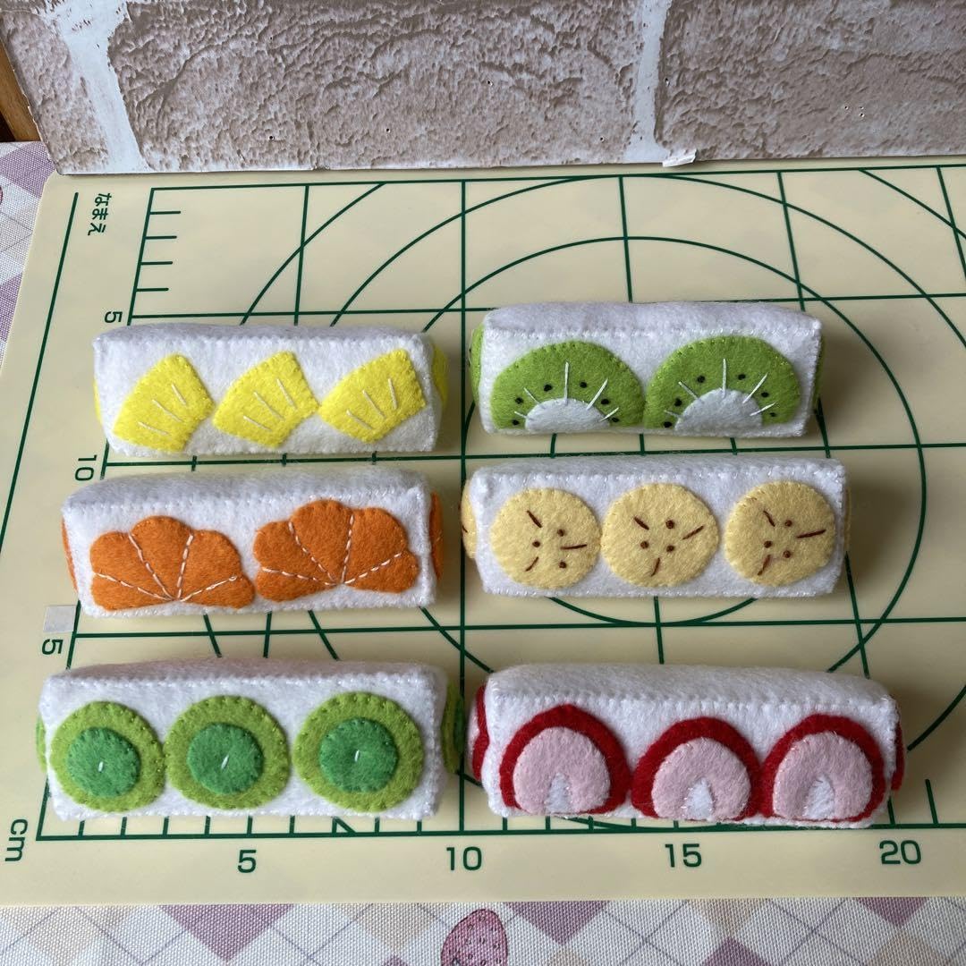 Amazon.co.jp: ＊ フルーツサンド ＊フェルトままごと : おもちゃ
